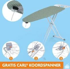 Laundryspecialist 6 Laagse AIRPRO Strijkplankhoes - 50% Sneller Strijken - Geen Water Meer Onder Je Strijkplank - Maat L/XL Voor Een Breedte Van 39 Tot 53 Cm En Een Lengte Van 120 Tot 141 Cm -Reinigingsapparaten Winkel 1200x1169 8