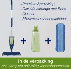 Bona Premium Spray Mop - Alles-in-1 Dweilsysteem - Vloerwisser Inclusief Harde Vloer, Tegel/ Laminaat Reiniger & Microvezel Reinigingspad - Streeploos - Sneldrogend 17 Bona Premium Spray Mop - Alles-in-1 Dweilsysteem - Vloerwisser Inclusief Harde Vloer, Tegel/ Laminaat Reiniger & Microvezel Reinigingspad - Streeploos - Sneldrogend -Reinigingsapparaten Winkel 1200x1177