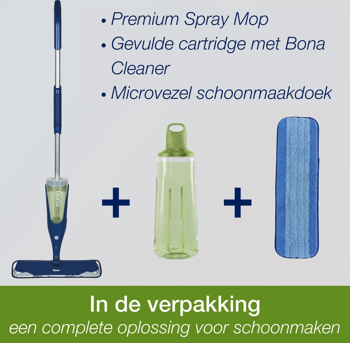 Bona Premium Spray Mop - Alles-in-1 Dweilsysteem - Vloerwisser Inclusief Harde Vloer, Tegel/ Laminaat Reiniger & Microvezel Reinigingspad - Streeploos - Sneldrogend 8 Bona Premium Spray Mop - Alles-in-1 Dweilsysteem - Vloerwisser Inclusief Harde Vloer, Tegel/ Laminaat Reiniger & Microvezel Reinigingspad - Streeploos - Sneldrogend - Afbeelding 6