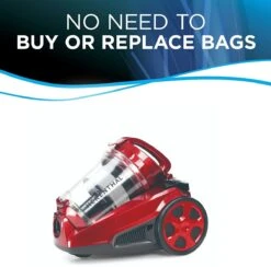 Herenthal Stofzuiger Zonder Zak - 3 Liter - Cyclonische Stofzuiger - Stofzuigers - 5 Niveaus Filtering- Sterke Zuigkracht - Vacuum Cleaner - Compact En Licht - Gemakkelijk Schoon Te Maken - Rood -Reinigingsapparaten Winkel 1200x1183 3