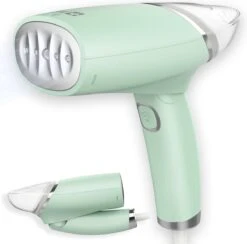 Goliving Kledingstomer - Handstomer Voor Kleding/textiel/stof - Stoomstrijkijzer - Handstoomreiniger - Handstomer - Opvouwbaar - Incl. Reis-etui - Groen