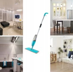 Merkloos Spray Mop - Schoonmaak Zwabber Vloermop Dweil Dweilstok Reiniger Met Steel & Microvezel Doek -Reinigingsapparaten Winkel 1200x1192 1