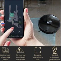TONIHOMI® S8 - Robotstofzuiger Met Dweilfunctie - Automatisch Legen - Automatisch Opladen - LDS Laser Navigatie - Zwart -Reinigingsapparaten Winkel 1200x1193 7