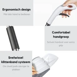 W&Z® Spray Mop - Schoonmaak Dweilsysteem - Vloerwisser Met Spray Functie - Vloertrekker Met Steel - Vloerreiniger - Wit -Reinigingsapparaten Winkel 1200x1195 17