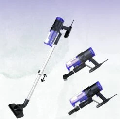 Just Perfecto 2-in-1 Steelstofzuiger 800W - Stofzuiger Zonder Zak - Met 5 M Kabel & HEPA Filter - Krachtige Kruimelzuiger - Blauw -Reinigingsapparaten Winkel 1200x1195 28