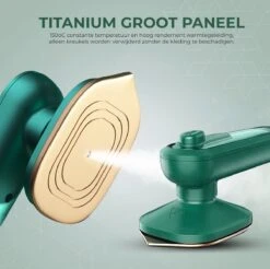 Stomer Kleding - Luxe Reis Strijkijzer - Inklapbaar - 8,4x11,5CM - Travel Strijkijzer – Strijkijzer Vakantie – Reisstrijkijzer Klein Strijkijzer - Steamer - Groen - -Reinigingsapparaten Winkel 1200x1197 13