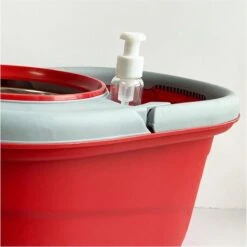 Merkloos Decopatent® Vloermopsysteem Met Emmer En Pedaal - Mop Set - Schoonmaken Van Vloer - Vloermop Dweil Met Dweilemmer En Lange Steel -Reinigingsapparaten Winkel 1200x1198 5