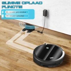 Sanbo® D-503 Pro Robotstofzuiger - Zwart - Inclusief HD-Camera & App - Inclusief Laadstation - Dweilrobot -Reinigingsapparaten Winkel 1200x1200 1012