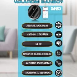 Sanbo® D-503 Pro Robotstofzuiger - Zwart - Inclusief HD-Camera & App - Inclusief Laadstation - Dweilrobot -Reinigingsapparaten Winkel 1200x1200 1018