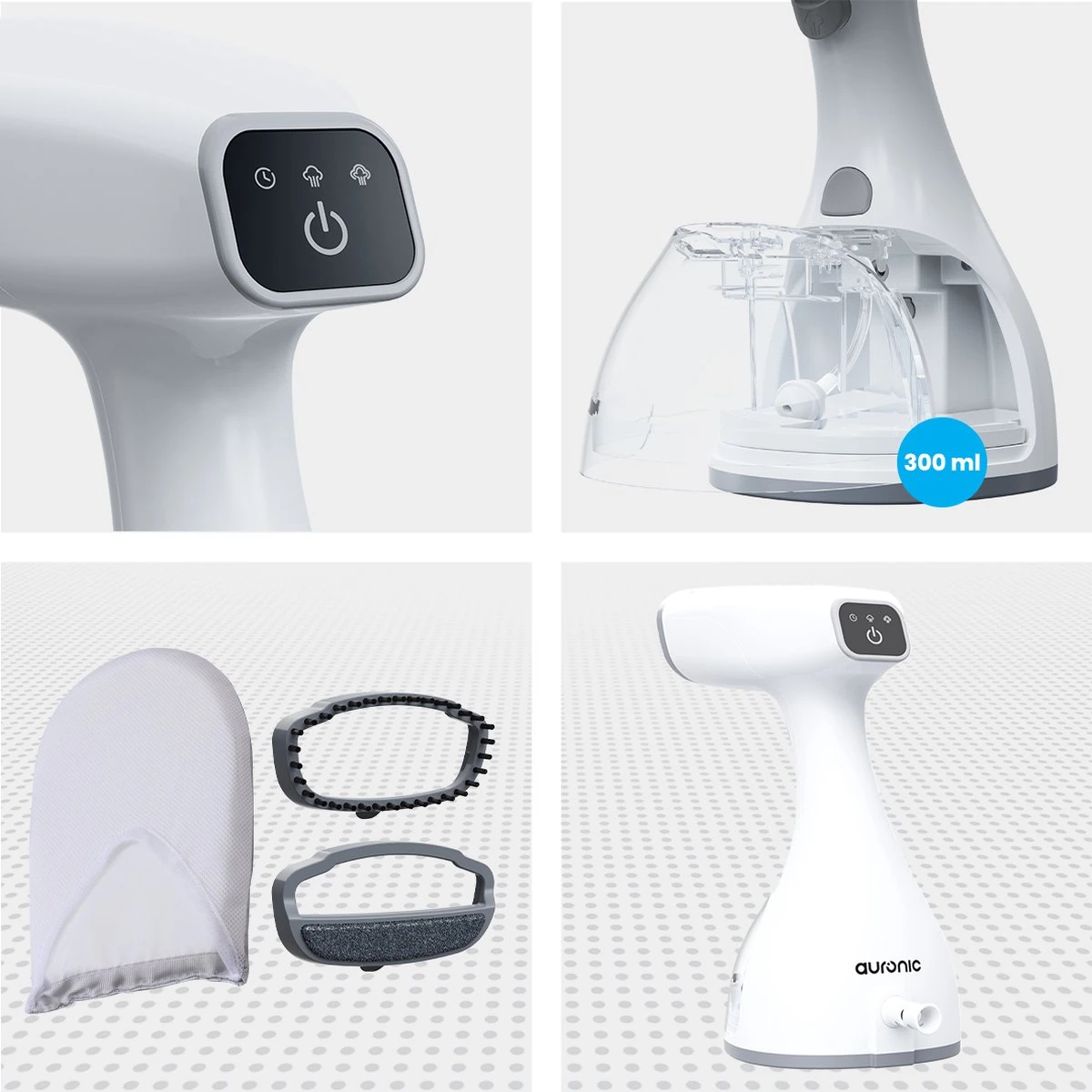 Auronic Kledingstomer - Handstomer Voor Kleding En Meubilair - 300ml - Wit 6 Auronic Kledingstomer - Handstomer Voor Kleding En Meubilair - 300ml - Wit - Afbeelding 4