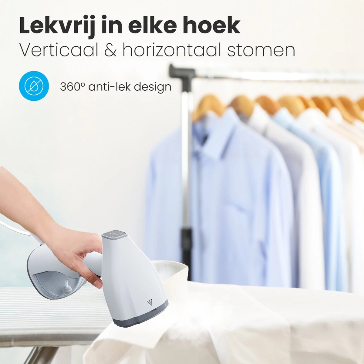 Auronic Kledingstomer - Handstomer Voor Kleding En Meubilair - 300ml - Wit 7 Auronic Kledingstomer - Handstomer Voor Kleding En Meubilair - 300ml - Wit - Afbeelding 5