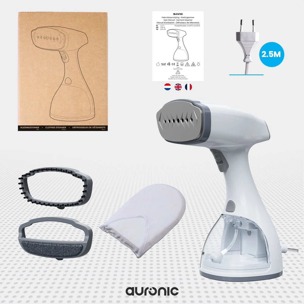 Auronic Kledingstomer - Handstomer Voor Kleding En Meubilair - 300ml - Wit 8 Auronic Kledingstomer - Handstomer Voor Kleding En Meubilair - 300ml - Wit - Afbeelding 6