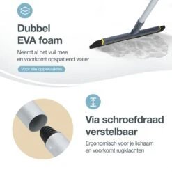 ACE Goods Vloertrekker Met Steel – Vloerwisser Badkamer - Trekker Douche – Raamwisser Verstelbaar – Watertrekker - Incl Ophanghaak -Reinigingsapparaten Winkel 1200x1200 115