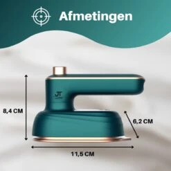 JT Products Luxe Reisstrijkijzer – Stoom Strijkijzer – Inklapbaar - Mini Strijkijzer - 8,4x11,5CM - Travel Strijkijzer – Strijkijzer Vakantie – Reisstrijkijzer Klein -Reinigingsapparaten Winkel 1200x1200 1180