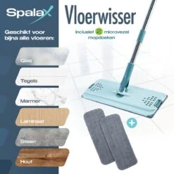 Spalax Vloerwisser - Dweil - Mop Set - Badkamer - Dweilsysteem - Dweilset - Vloerreiniger -Reinigingsapparaten Winkel 1200x1200 12