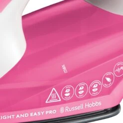 Russell Hobbs Light & Easy Pro Strijkijzer / Stoomstrijkijzer 26461-56 - Roze -Reinigingsapparaten Winkel 1200x1200 1234