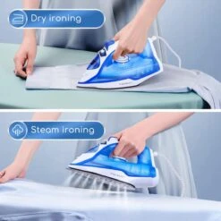 Aigostar Smooth 31RSN - Stoomstrijkijzer - 2400W - Blauw/Wit -Reinigingsapparaten Winkel 1200x1200 1240