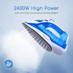 Aigostar Smooth 31RSN - Stoomstrijkijzer - 2400W - Blauw/Wit -Reinigingsapparaten Winkel 1200x1200 1241