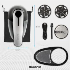 Auronic Elektrische Pluizenverwijderaar - Draadloos - 2 Extra Opzetstukken - Zwart -Reinigingsapparaten Winkel 1200x1200 1341