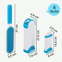 AWEMOZ Pluizenverwijderaar 4 Stuks - Pluizenborstel - Ontpluizer - Kledingroller – Pluizenroller - Kleefroller - Kledingborstel -Reinigingsapparaten Winkel 1200x1200 1357