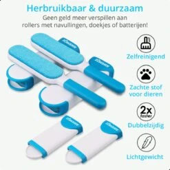AWEMOZ Pluizenverwijderaar 4 Stuks - Pluizenborstel - Ontpluizer - Kledingroller – Pluizenroller - Kleefroller - Kledingborstel -Reinigingsapparaten Winkel 1200x1200 1358