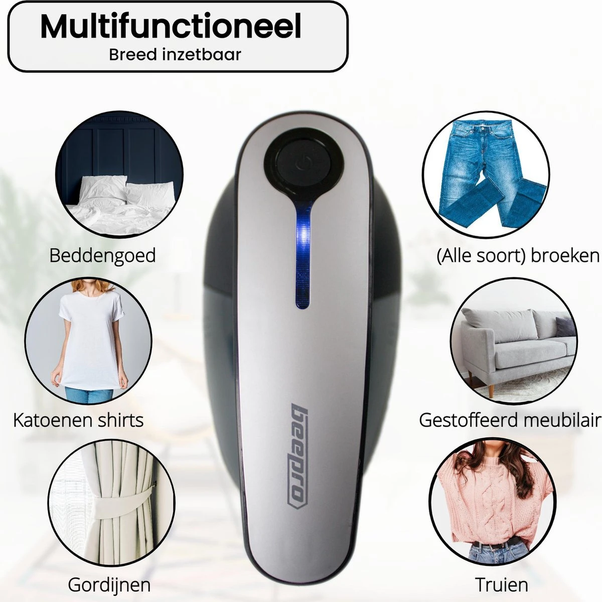 Beepro® Elektrische Pluizenverwijderaar - Ontpluizer - Draadloos En Oplaadbaar - Zwart 13 Beepro® Elektrische Pluizenverwijderaar - Ontpluizer - Draadloos En Oplaadbaar - Zwart - Afbeelding 11