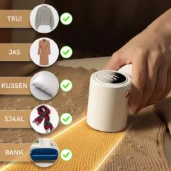 Undicat Pluizenverwijderaar – Oplaadbaar-Draadloss- Extra Borstelset– Kledingontpluizer – Sterk Zuigsysteem – Pluisverwijderaar -Wit– Draagbare Lint Remover– Digitale Power Scherm-3 Standen- -Reinigingsapparaten Winkel 1200x1200 1403
