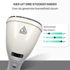 Ziggy Kledingstomer En Reiniger Voor Thuis En Op Reis - Stoomreiniger Voor Kleding/Textiel/Stoffen - Kleine Hand Stomer - Stoom Apparaat - Steamer - 280 ML - Wit -Reinigingsapparaten Winkel 1200x1200 1424