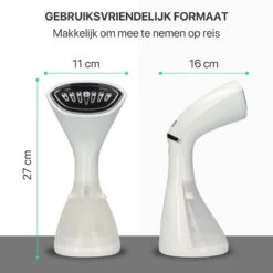 Ziggy Kledingstomer En Reiniger Voor Thuis En Op Reis - Stoomreiniger Voor Kleding/Textiel/Stoffen - Kleine Hand Stomer - Stoom Apparaat - Steamer - 280 ML - Wit -Reinigingsapparaten Winkel 1200x1200 1428