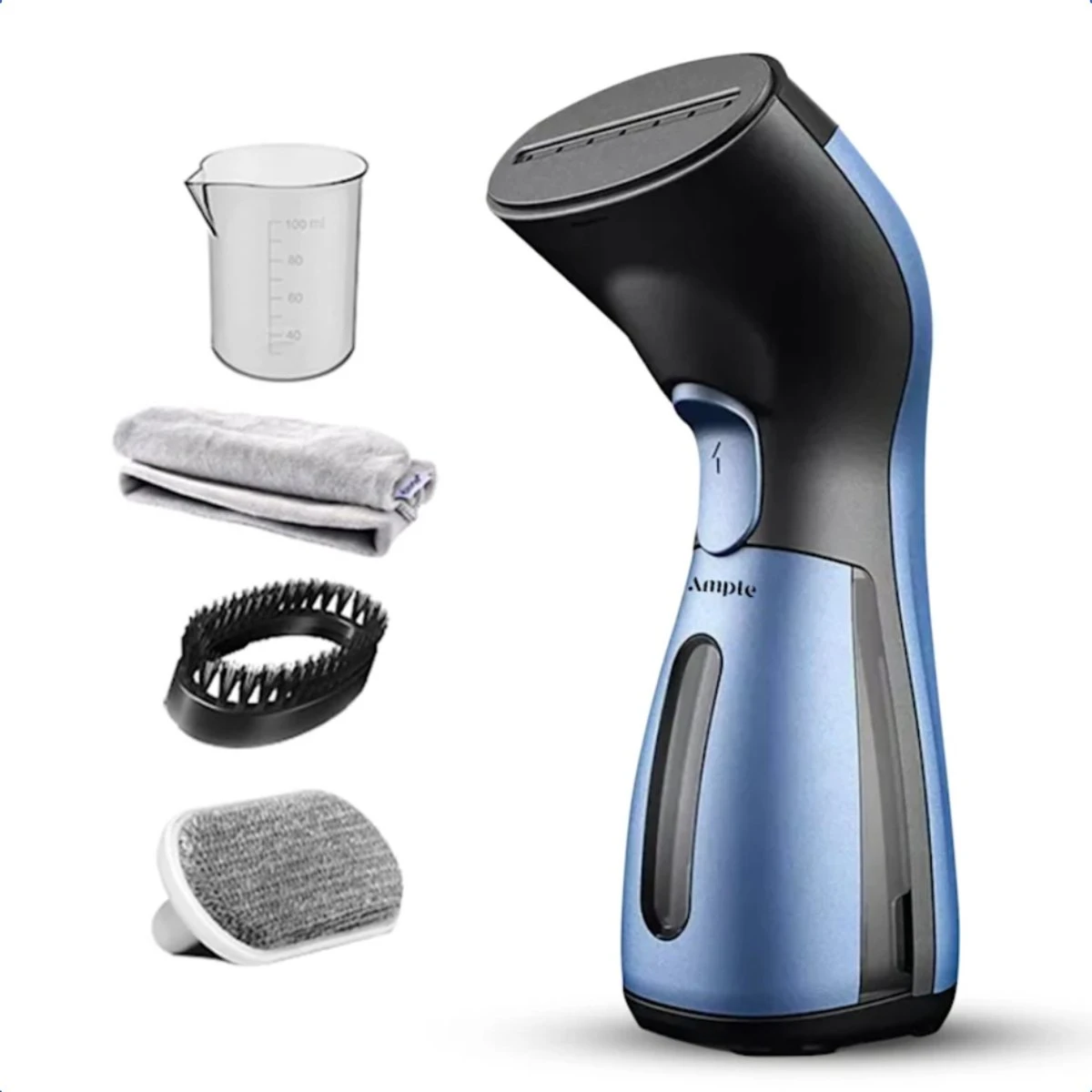 Ample Kledingstomer - Stoomstrijkijzer - Stoomreiniger - Handstomer Kleding - Stomer Kleding - Stoomapparaat Kleding - Kleding Stomer - Blauw 3 Ample Kledingstomer - Stoomstrijkijzer - Stoomreiniger - Handstomer Kleding - Stomer Kleding - Stoomapparaat Kleding - Kleding Stomer - Blauw