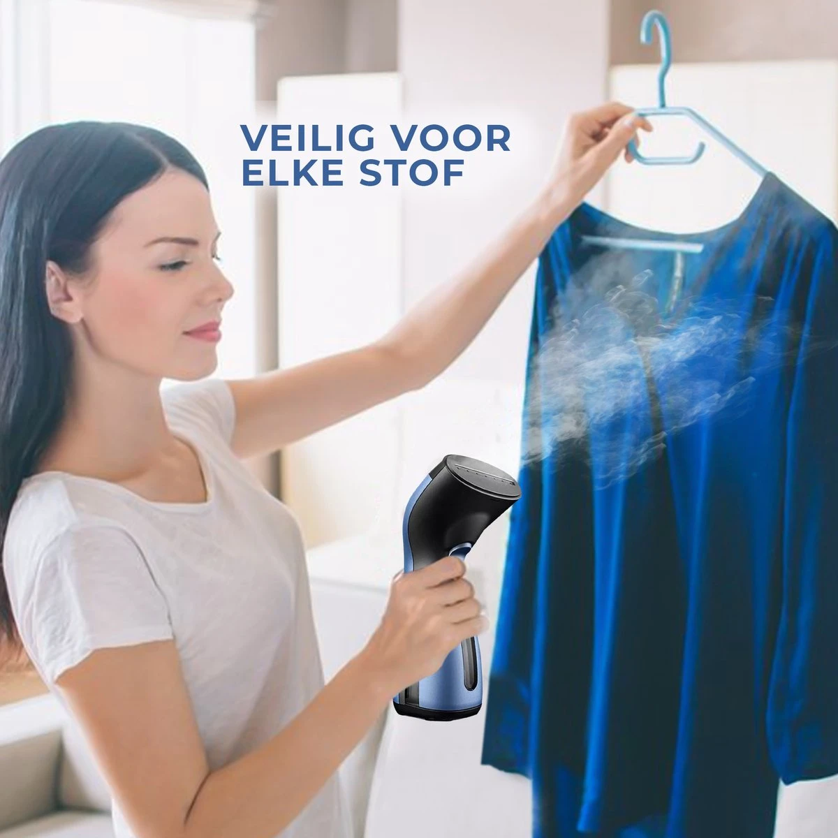 Ample Kledingstomer - Stoomstrijkijzer - Stoomreiniger - Handstomer Kleding - Stomer Kleding - Stoomapparaat Kleding - Kleding Stomer - Blauw 9 Ample Kledingstomer - Stoomstrijkijzer - Stoomreiniger - Handstomer Kleding - Stomer Kleding - Stoomapparaat Kleding - Kleding Stomer - Blauw - Afbeelding 7