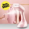Merkloos Topshop Handstomer - Kledingstomer - Meubelstomer - Stoomreiniging - 1500W - Compact - Thuis & Onderweg - Snelle Warmte - Huishouden - Stoom Strijkmachine - Roze -Reinigingsapparaten Winkel 1200x1200 1454
