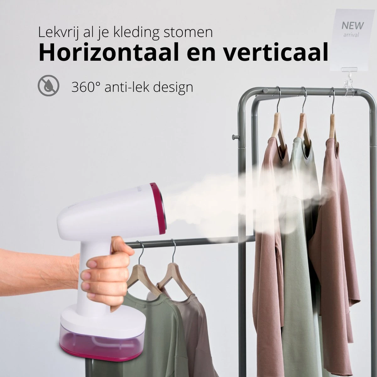 Add To Life E01Pro Kledingstomer – Stoomapparaat Kleding - Steamer – Stomer Kleding - Handstomer – Handstoomreiniger – Ingebouwd Reinigingssysteem - Inclusief Water Beschermende Reistas 7 Add To Life E01Pro Kledingstomer – Stoomapparaat Kleding - Steamer – Stomer Kleding - Handstomer – Handstoomreiniger – Ingebouwd Reinigingssysteem - Inclusief Water Beschermende Reistas - Afbeelding 5