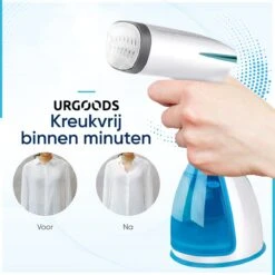 Kledingstomer - Handstomer Voor Kleding - Stoomstrijkijzer - Stomer - Stoomreiniger - 2 Opzetstukken - Blauw -Reinigingsapparaten Winkel 1200x1200 1504