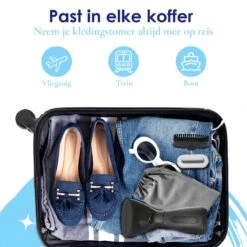 Luxe Kledingstomer - Handstomer - Handstoomreiniger - Stoomstrijkijzer - Stomer Kleding - Voor Op Reis - Zwart -Reinigingsapparaten Winkel 1200x1200 1515