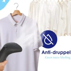 Luxe Kledingstomer - Handstomer - Handstoomreiniger - Stoomstrijkijzer - Stomer Kleding - Voor Op Reis - Zwart -Reinigingsapparaten Winkel 1200x1200 1522