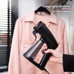 Fineza Kledingstomer – Handstomer – Stoomreiniger – Stoomapparaat Kleding - Stomer Kleding – Incl. Opzetborstel - Zwart -Reinigingsapparaten Winkel 1200x1200 1526