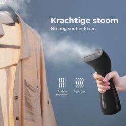 Attic Lux Krachtige Kledingstomer - Handstomer - Professioneel - Compact- Warmt Snel Op - Inclusief Opzetborstel - Zwart -Reinigingsapparaten Winkel 1200x1200 1538