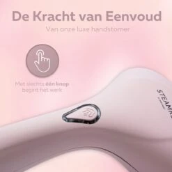 STEAMR - Krachtige Luxe Kledingstomer - Handstomer - Roze -Reinigingsapparaten Winkel 1200x1200 1559
