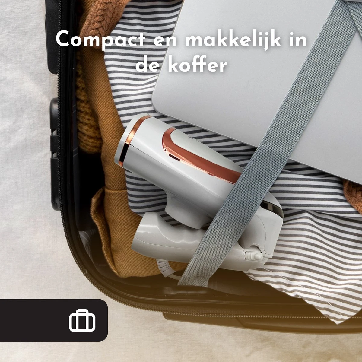 Capsy™ Kledingstomer - Complete Set - Handstomer - Stoom Strijkijzer - 1600 W 8 Capsy™ Kledingstomer - Complete Set - Handstomer - Stoom Strijkijzer - 1600 W - Afbeelding 6