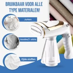 TibaGoods Luxe Kledingstomer - Handstomer - Ontkreuker - Stoomreiniger - Warmt Snel Op - Inclusief 2 Opzetborstels - 1600w - 250ml -Reinigingsapparaten Winkel 1200x1200 1576