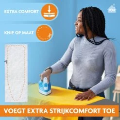 LaundrySpecialist Onderlegger Voor Je Strijkplankhoes - Molton Onderlegger - Universele Maat - Voor Extra Strijkcomfort - Geschikt Voor Je Strijkplank En Strijkplankovertrek - Zelf Op Maat Te Knippen -Reinigingsapparaten Winkel 1200x1200 1650