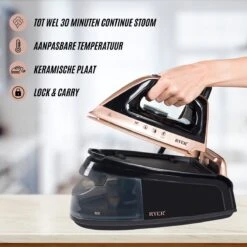 RYER Stoomstrijkijzer Met Stoomgenerator - Iron - Keramische Zoolplaat -Reinigingsapparaten Winkel 1200x1200 1670