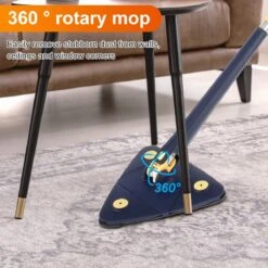 Merkloos Premium Driehoekige Dweil Met Wringer - Verstelbaar En 360 Graden Draaibaar – Dweilsysteem Incl. 4 Microvezel Doeken -Reinigingsapparaten Winkel 1200x1200 168