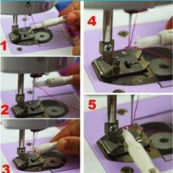 Buttonz® - Naaimachine Draaddoorhaler Wit - Draad Rijger - Naalddoorsteker - Draaddoorsteker - Naaldbedrader Handig Draad Door Naald Hulp Tool Naaldinrijger -Reinigingsapparaten Winkel 1200x1200 1691