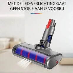 YONO Zuigmond Met LED Verlichting Geschikt Voor Dyson V15 / V11 / V10 / V8 / V7 / V6 - Mondstuk Parketborstel Accessoires En Onderdelen Voor Steelstofzuiger - Opzetstuk Borstel - Wasbaar -Reinigingsapparaten Winkel 1200x1200 1724