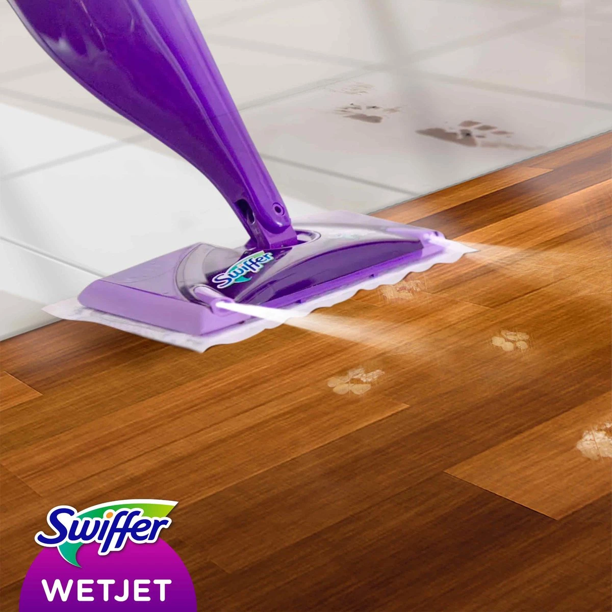 Swiffer WetJet Reinigingsdoekjes - Voordeelverpakking 8 X 10 Navullingen 6 Swiffer WetJet Reinigingsdoekjes - Voordeelverpakking 8 X 10 Navullingen - Afbeelding 4