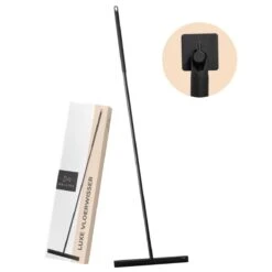 Mellira - Vloerwisser - Vloertrekker Met Steel - Watertrekker Voor Douche - Douchewisser Badkamer - Inclusief Ophanghaak - RVS - Zwart (kerstcadeau Met Verpakking) -Reinigingsapparaten Winkel 1200x1200 305