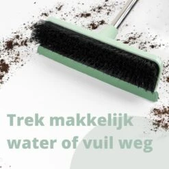 Powarkleen - Vloertrekker Met Steel & Bezem 2 In 1 - Vloerwisser Voor Badkamer Vloer - Groen -Reinigingsapparaten Winkel 1200x1200 313