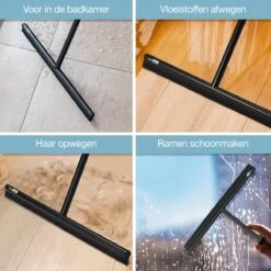 ACE Goods Vloertrekker Met Steel – Vloerwisser Badkamer - Trekker Douche – Raamwisser Verstelbaar – Watertrekker - Incl Ophanghaken -Reinigingsapparaten Winkel 1200x1200 322